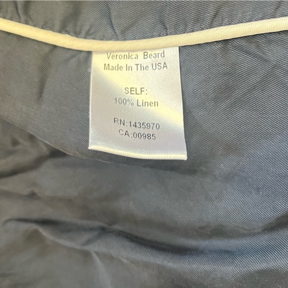 Veronica Beard Linen Dickey Blazer - Picture 8 of 8